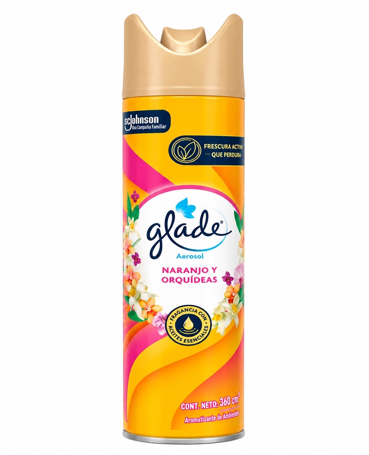 Desodorante Glade Naranjo y Orquideas 360 Ml